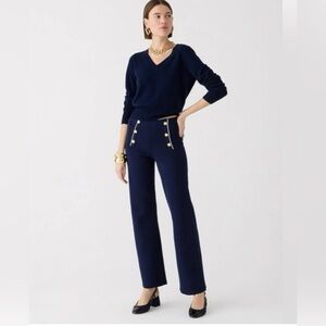 J. Crew Delaney Kick Out Sailor Sweater Pant Size Small